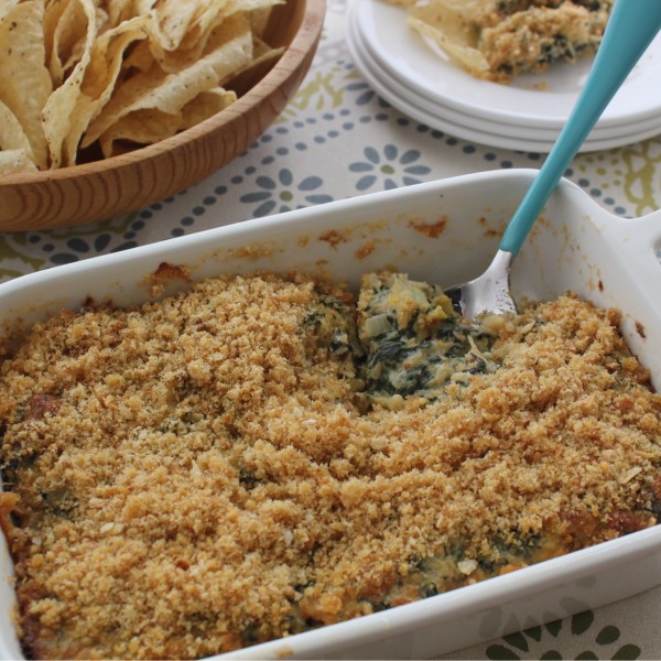 Baked Crabmeat, Artichoke, And Spinach Dip